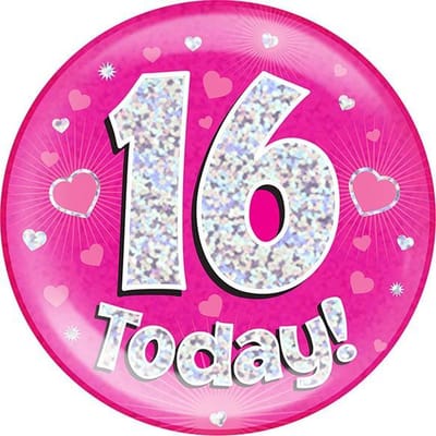 Oaktree - Mega Button 16 today Roze