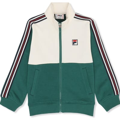 FILA Montereggi Regular Heritage Tape Track Jacket Posy Green-egr Size: 98/104 | Jackets Outlet | Unisex | Groen