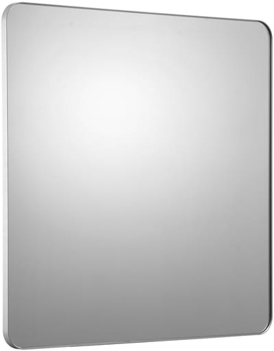 Wandspiegel, 0,15 Inch Dik, 36 X 36 Inch Spiegel Met Aluminiumlegering Frame en Explosieveilige Folie