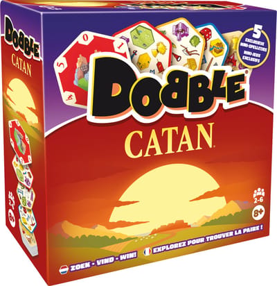 Asmodee Dobble Catan Dobble Catan Bordspel Matchen