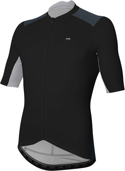 Rh+ RH+ Grinta Jersey Fietsshirt Heren - Ademend 3D Mesh Design Comfort Fit - Racefiets MTB Wielrennen ZWART - Maat XL