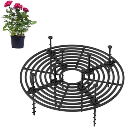 Bloempot Afdekking - Plantenbak Rooster - Bescherming Potplanten - Vrije Snede Pasvorm - Verschillende Maten - Zwart