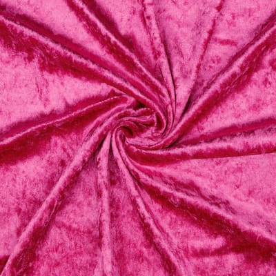 Velours de panne - 140cm breed - Fuchsia - 50 meter