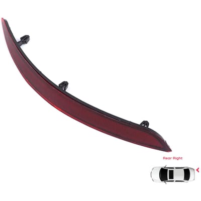 ESP1172-2 Achter Rechts Bumper Reflecterende Reflector voor Fiat Tipo MK2 356 357 Egea 2015-Op 4-Deurs Sedan 51998149