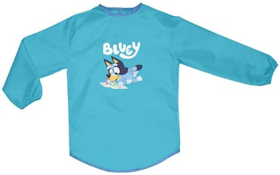 Bluey Totum knutselschort kliederschort met mouwen - tekenen schilderen peuter kleuter - creatief speelgoed 3 - 5 jaar jongens en meisjes