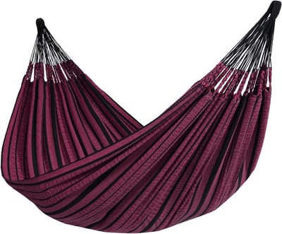 Zuid-Amerikaanse Hangmat - Familie Hangmat - Ontspannen Buiten - Handgemaakt Katoen - XXL 280x180cm - Rosé