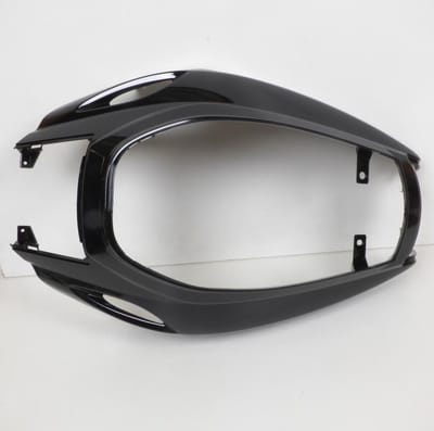 Achterkuip voor Yamaha 50 BWS-scooter, 2004-2011, glanzend zwart, nieuw