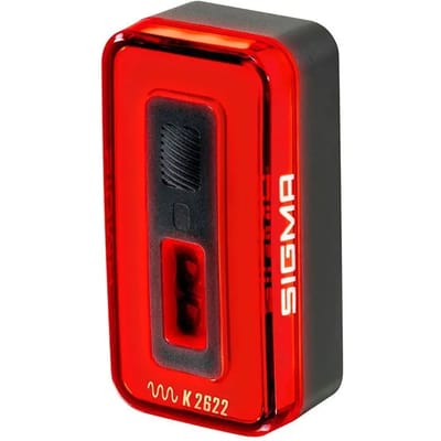 Sigma HIRO 70 Achterlicht COB LED werkt op een accu