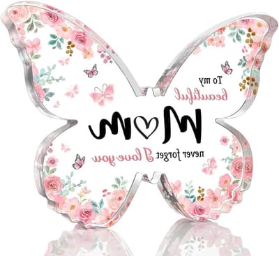 Acryl Hart Decoratie voor Verjaardag, Moederdag en Kerst - Uniek Cadeau voor Moeders