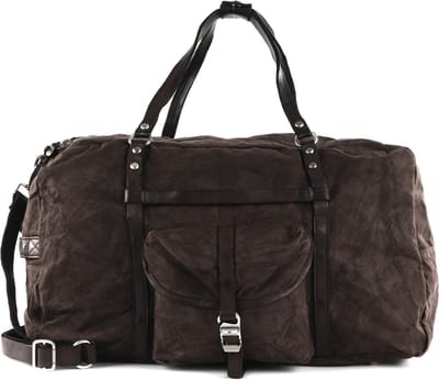 CAMPOMAGGI Reistas Saturno Weekend Bag V. Militare + T / Moro Donkerbruin