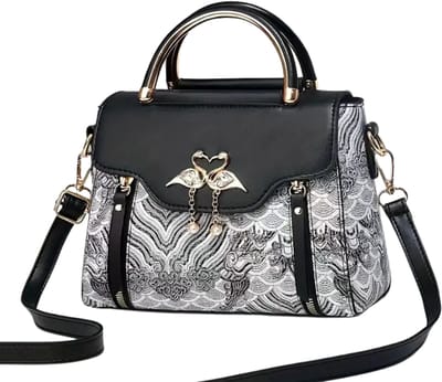Bovista Handtas Dames - Schoudertas - School - Shopper - Schooltas - Werktas - Zwart 2