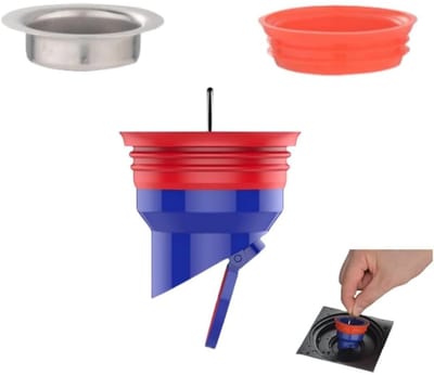 Geurverwijderende Afvoerstopper PVC 5,3x4,2x3,5 cm – Eenvoudige Installatie en Breed Toepasbaar