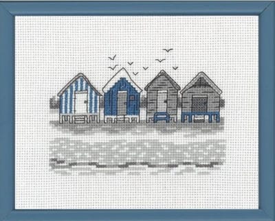 Permin borduurpakket Strandhuisjes 13-9118 borduren