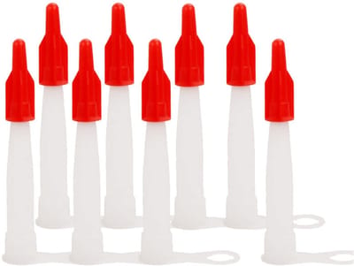 Dailygoods- Kitnozzles 8 Stuks - Siliconen Applicator - Vullingen - Voegen - Tegels - Eenvoudig te Vervangen - PP Materiaal - Kit
