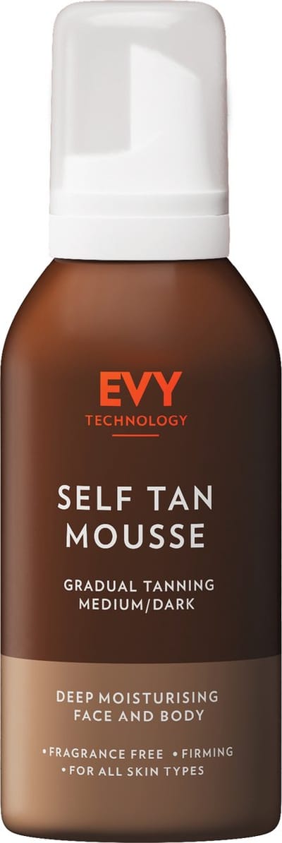 EVY Zelfbruinende Mousse Medium/Donker – Diepe Gouden Tint zonder UV-straling – Vegan – 150ml