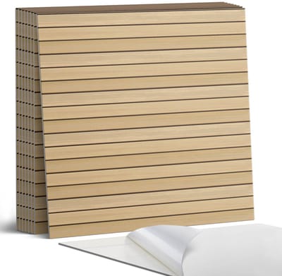 Coloray Plaktegels - Parallelle planken van hout Portugese Tegels - 30 cm x 30 cm - Beige Plaktegels - 9 stuks - Vierkant PVC Tegels - Plaktegels Keuken - Zelfklevende Vloertegels - Vinyltegels Vloer Zelfklevend - Zelfklevende Tegels