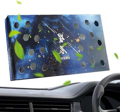 Autoluchtverfrisser - Geurblok - Auto Interieur - Langdurige Frisheid - 180 Gram - Grijs