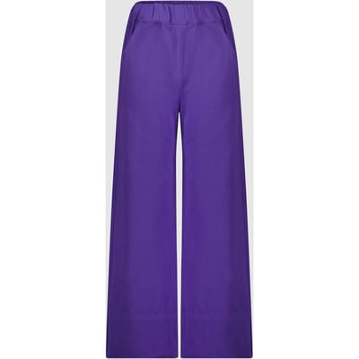 Circle of Trust Rowan Pants Crushed Velvet Maat: XS | Wijde Broeken Outlet | Dames | Paars