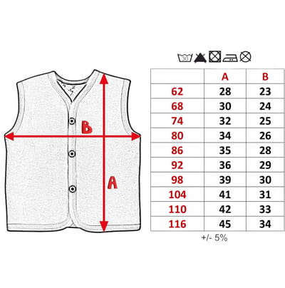 Dartomik Abcdefg-baby - Kinder Bodywarmer - Maat 92 - Warmer - Oeko-tex