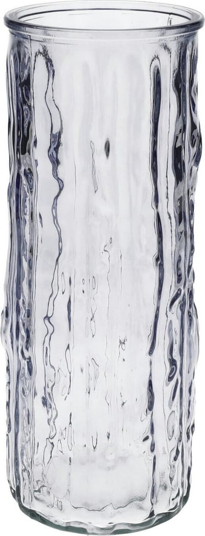 Bellatio Design Bloemenvaas - lavendel - transparant glas - 10 x 25 cm - vaas