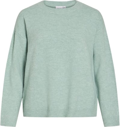 VILA - VILIGA L/S O-NECK KNIT TOP - NOOS - Dames - Gebreide truien