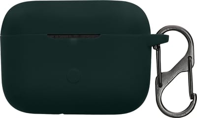 kwmobile cover voor oordopjes case - geschikt voor Marshall Motif II ANC - Trendy beschermhoes draadloze oordopjes in donkergroen