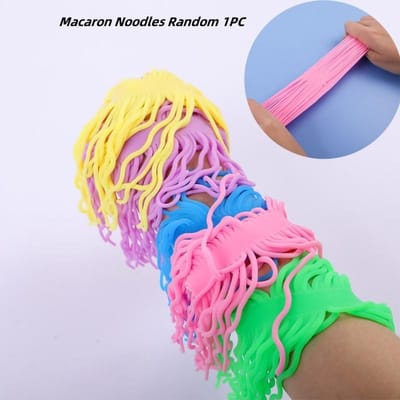 Tpr Spaghetti Lichtgevend Italiaanse Noedel Elastisch Rekbaar Touw Fidget Vent Ontspanningsspeelgoed voor Kinderen Volwassenen Anti Stressverlichting