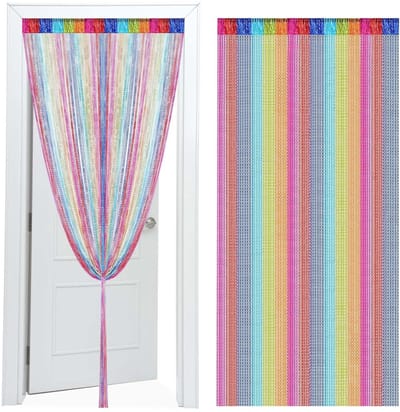 Dailygoods- Draadgordijn 100 x 200 cm - Vliegengordijn - Deurgordijn - Ruimteverdeler - Decoratie - Bescherming tegen insecten