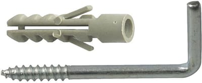 AMIG Schroefduimen met muurplug - 10x - verzinkt staal - 25 mm - zilver - DHZ ijzerwaren - bevestigingsmaterialen - A merk kwaliteit