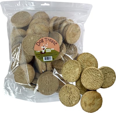 Hondenkoekjes Dog Treatz - Knapperig, Ronde Snacks - 2.5 Kg, Met Vlees en Mineralen