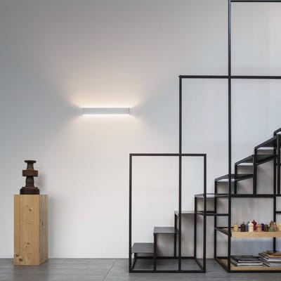 IDEAL LUX LED wandlamp Delta, wit, breedte 41 cm, 3.000 K