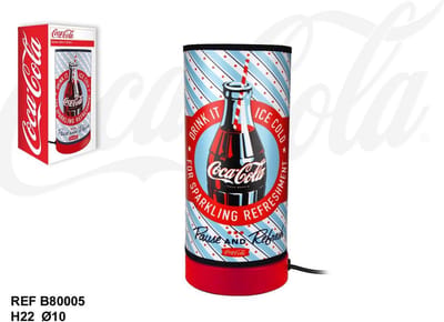 COCA COLA - VERLICHTING -TAFELLAMP - CILINDER VORM