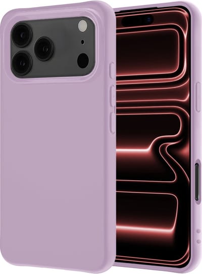 Hoesje - Geschikt voor Apple iPhone 17 Pro - Sterk & Shockproof - Hoes Cover - Siliconen Case - Lila