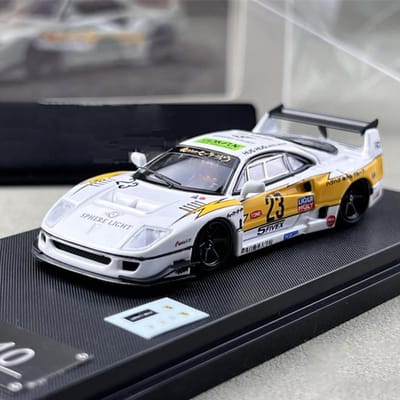 Spookspeler 1:64 F40 Lbwk Sw Legering Auto Diecasts & Speelgoedvoertuigen Automodel Miniatuur Schaalmodel Auto Speelgoed Voor Kinderen