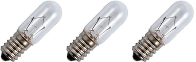 Signaallamp E14 12V 10W - 833 mAh - 3 stuks - T16 Gloeilamp Ø16mm - 54mm - 2500K - Dimbaar