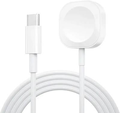 IfarNix – Magnetische Oplaadkabel Geschikt voor Apple Watch – USB-C – 1 Meter – Wit