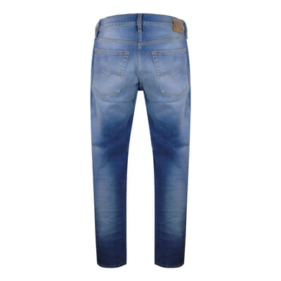 Diesel D-Mihtry blauwe denim jeans met rechte pasvorm