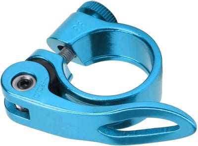 Buisklem - Zadelpenklem - Fiets Zadel Aanpassen - Snelle Ontgrendeling - 286 Mm - Blauw