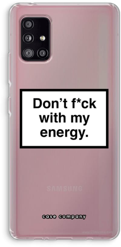 Case Company® - Hoesje geschikt voor Samsung Galaxy A51 5G hoesje - My energy - Soft Cover Telefoonhoesje - Bescherming aan alle Kanten en Schermrand