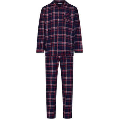 Pastunette - Pyjama - Aspen Ski - Katoen - Flanel - Geruit - Doorknoop - Maat M
