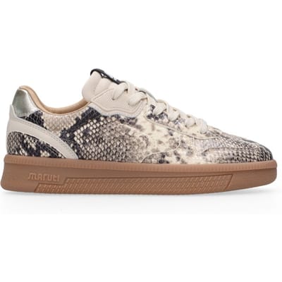 Maruti Yale Sneakers Dames - Leren Sneaker - Beige - Maat 43