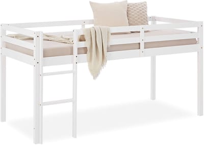 Homestyle4u Hoogslaper - 90x200 cm - Wit