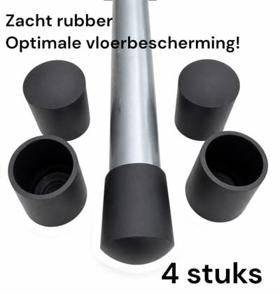 4 stuks pootdop 22mm zacht rubber vloerbeschermer omdop vloerglijder stoelpootdop pootdoppen stoelpootdoppen peerdoppen peerdop peer dop