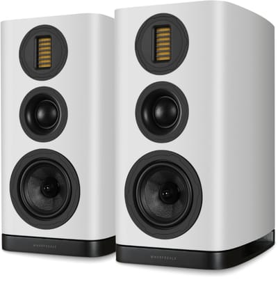 Wharfedale EVO 5.2 Boekenplank Speakers - Hifi Stereo Set - Passieve Speaker - 3-Weg Luidsprekers - Wit