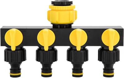 Kraanadapter voor slangaansluiting, multifunctionele slangverdeler voor tuin en keuken, sterke afdichting en onafhankelijke ventielen