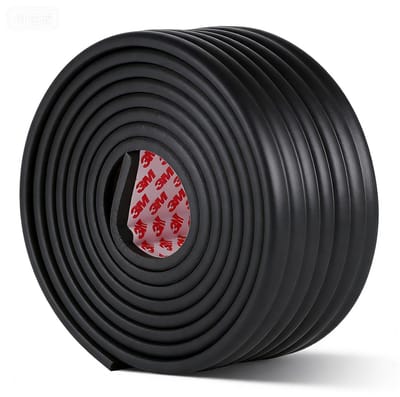Dailygoods- Randbescherming Zelfklevend - Schuimrubber - 4 m - 8 cm Breed - 0,8 cm Hoog - Multifunctioneel - Meubelbescherming - Meubelbeschermer