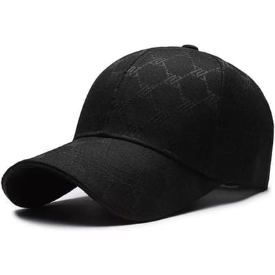 Unisex Baseballpetten met Letterprint Lente en Herfst Buiten Verstelbaar Casual Petten Zonnehoed Sportpet zwart