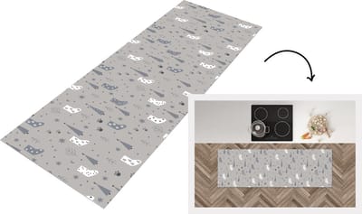 Keukenloper - Loper keuken - Sokken - Patronen - Kerst - 150x50 cm - Keukenloper vinyl