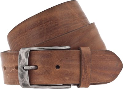 Vanzetti Riem leer - Jongens - 100 cm - cognac
