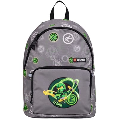 LEGO Ninjago Basic Backpack, voor een jongen, Grijs, Rugzak, maat: One size